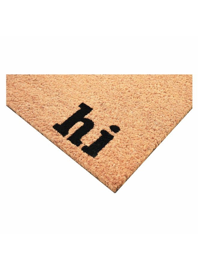 Calloway Mills 100501729 مرحبًا وداعًا حصيرة مدخل، 17" × 29"، طبيعي/أسود - Image 5
