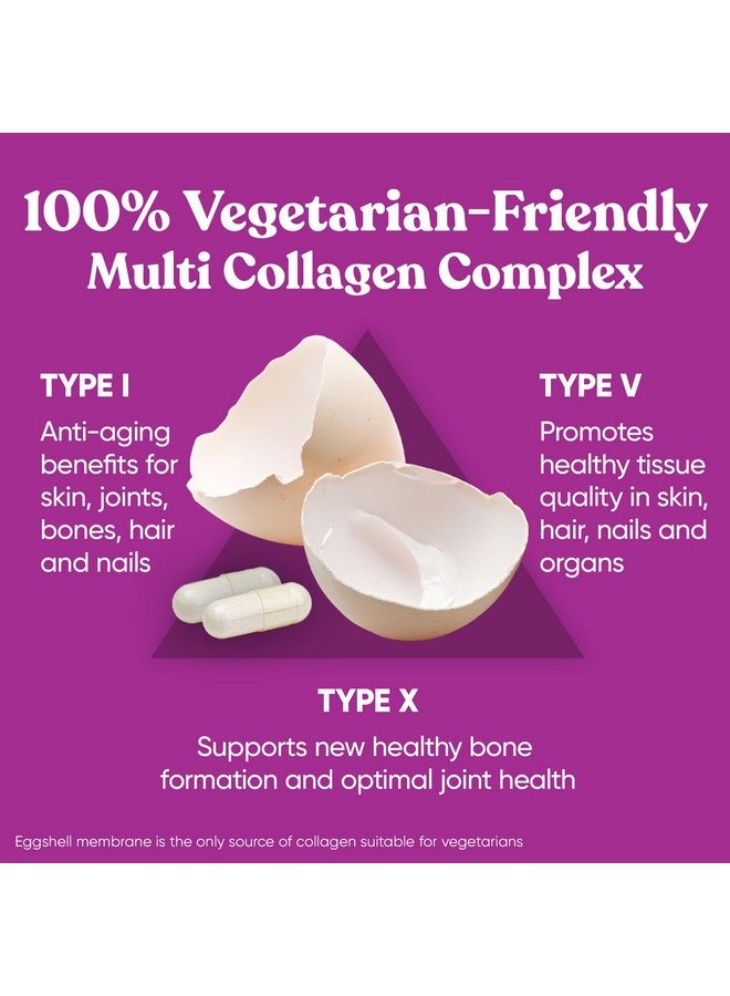 Eu Natural Move & Glow Collagen Pills for Women & Men - Vegetarian Multi-Collagen (Type I-V-X) with 9 Plant-based Superfoods for Skin Health & Joint Support - Biotin, Vitamin C, Vitamin E, 60 Vegetarian Capsules - Image 4