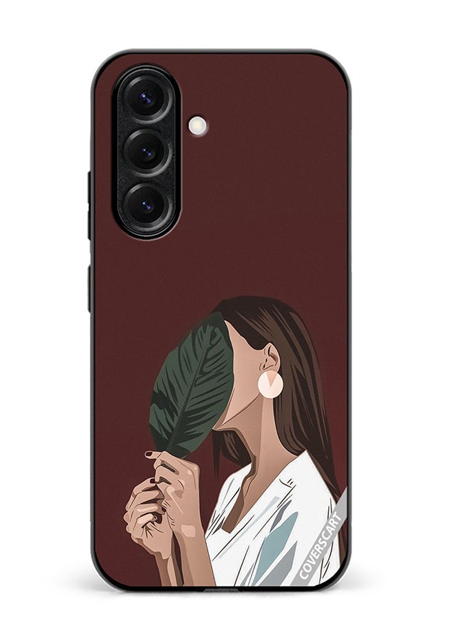 VR CREATIVE Protective Case Cover For Samsung Galaxy S25 Plus Leaf Girl Design Multicolour