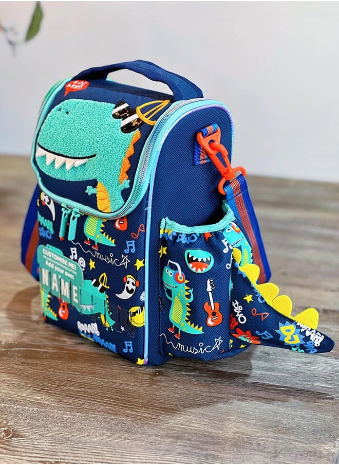 hibobi 3pcs with Lunch Bag Lunch Box and Water Bottle, Featuring a Stylish Design, Easy to Carry, Perfect for School, Travel, and Outdoor Activities  - Image 4