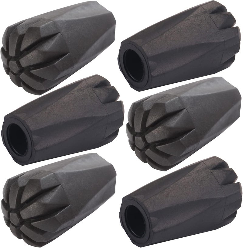 diooid Trekking Pole Accessories Extra Thick and Wear Resisting Rubber Tips Snow Support Mud Support for Hiking Poles for All Common Trekking Poles, Hiking Sticks, Nordic Walking Poles with a Inner Diameter of 11mm/0.43" - Image 1