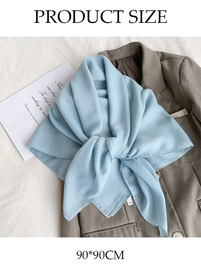 DUNISO Hijab for Women Muslim Cotton Hijab Fashion Hijab Scarf, Elegant Modest Muslim Islamic Ramadan Soft Lightweight Jersey Hijab Long Scarf - Image 2