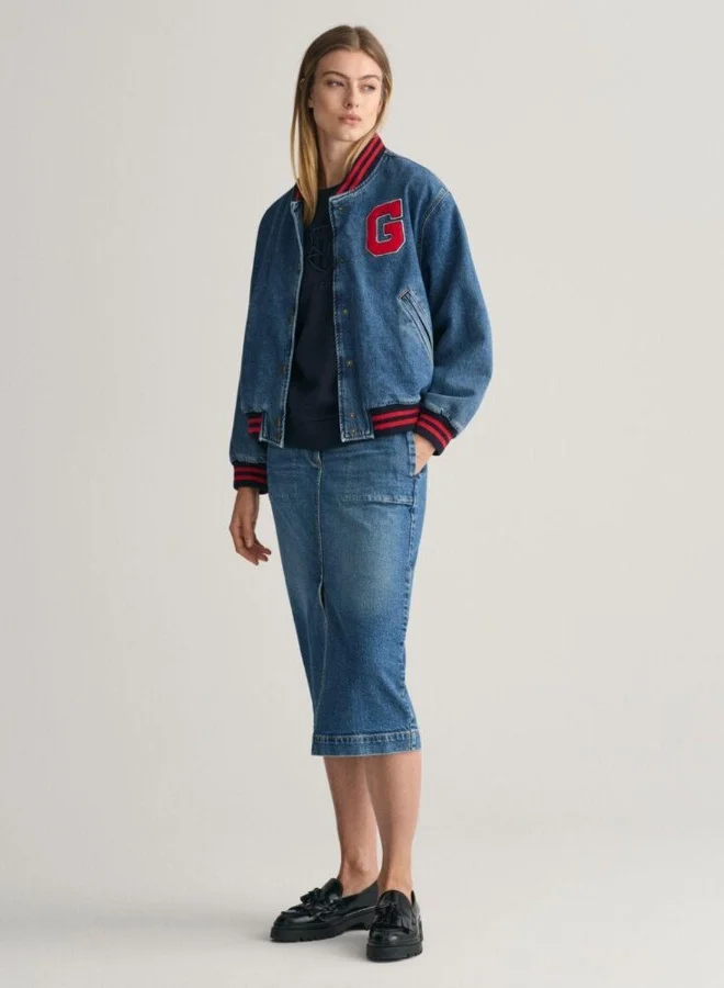 غانت Gant Tonal Shield Crew Neck Sweatshirt