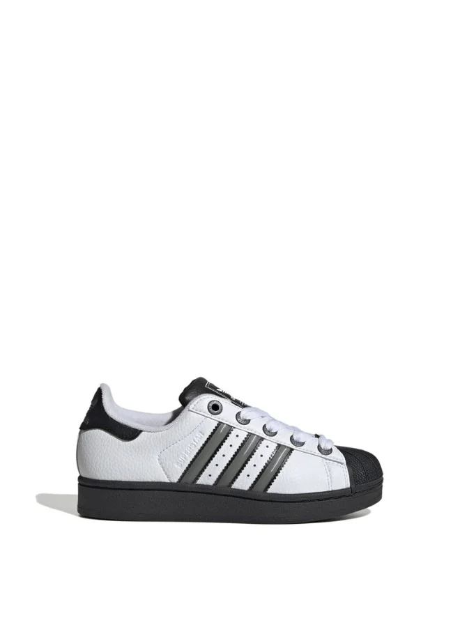 Adidas Adidas Superstar Ii J U White Originals Shoes For Kids