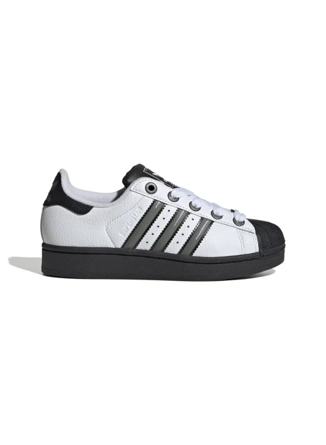 Adidas Adidas Superstar Ii J U White Originals Shoes For Kids