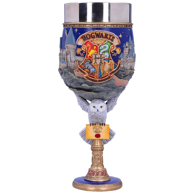 Nemesis Now Nemesis Now Harry Potter Goblet Hand Painted Harry Potter Collectible Chalice Wizarding Wrold Cup Ideal Gift for Potterheads  Hogwarts
