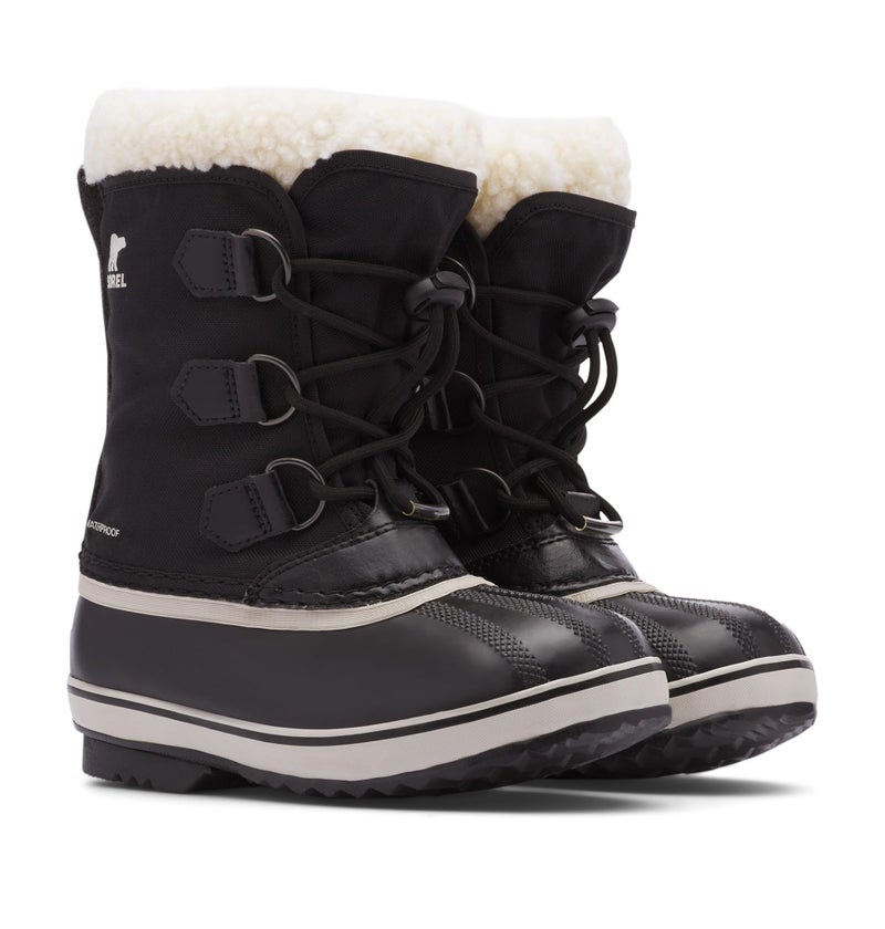 SOREL Children's Yoot Pac Nylon Waterproof Boot - BLACK - 4 - Image 2
