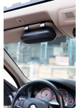Focus On Car Sun Visor Glasses Box | Universal Car Glasses Holder | Magnetic Cover  - Image 1