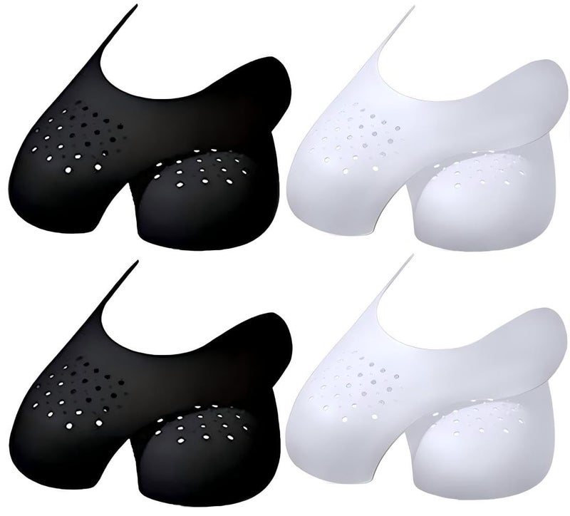 MJSCPHBJK 4 Pairs Shoe Creases Protector, Prevent Sneaker Shoes Crease Protector for Men's 7-12 Women's 5-9