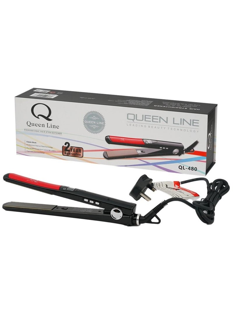 Queen Line Digital Ceramic Iron and Titanium, high temperature - Image 2
