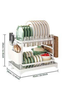 Stainless steel tableware storage rackdishwashing rack, kitchen storage rack multi-functional dish rack tableware storage rack tableware drain rack kitchen utensils and dishes storage chopstick storage knife holder cup holder - pzsku/ZB9D81BB008822461DE2CZ/45/_/1733903598/1a8b93ba-31c2-4bc0-869a-566d78bb76cc