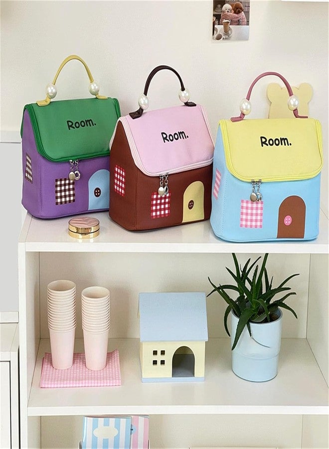 ACROWN Makeup Organizer Pouch Professional Large Cosmetic Bag with Big Compartment, Makeup Brush Holder Room-muticolour - Image 4