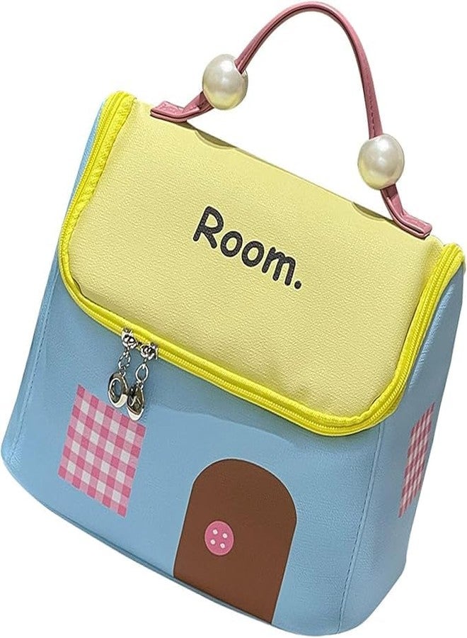 ACROWN Makeup Organizer Pouch Professional Large Cosmetic Bag with Big Compartment, Makeup Brush Holder Room-muticolour - Image 1