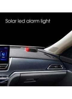 AROAQ Solar Powered Car Security Alarm LED Light Anti-Theft Warning Flash Light Blinking Alarm Lamp  - Image 2