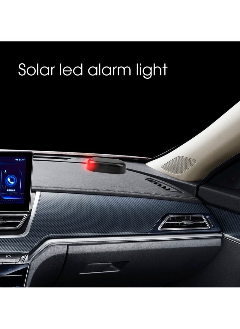 AROAQ - Solar Powered Car Security Alarm LED Light Anti-Theft Warning Flash Light Blinking Alarm Lamp - Image 1