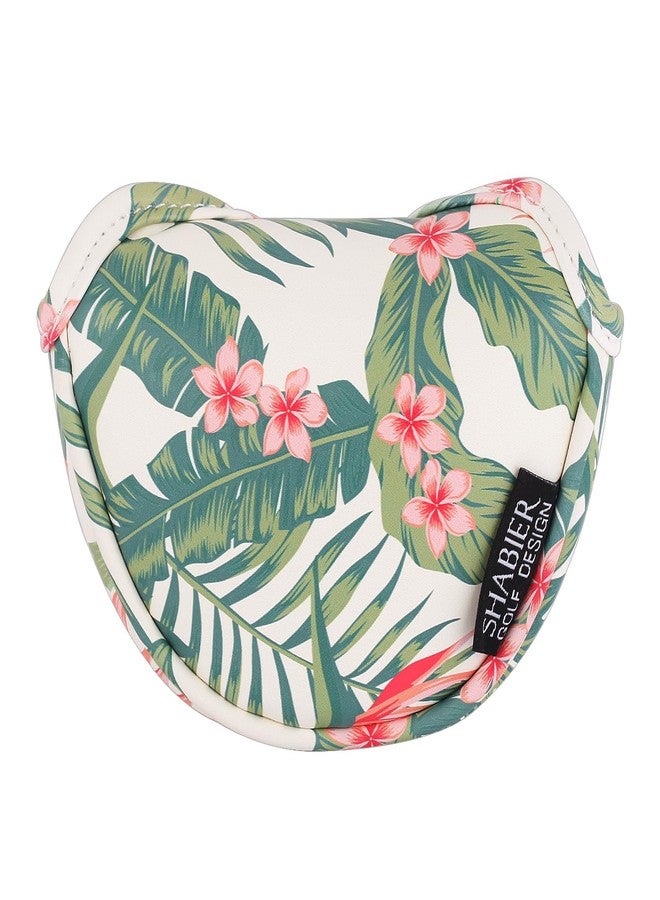 SHABIER Golf Mid-Mallet Headcover Hawaiian Style Design for Golf Putter Head Cover - Image 1