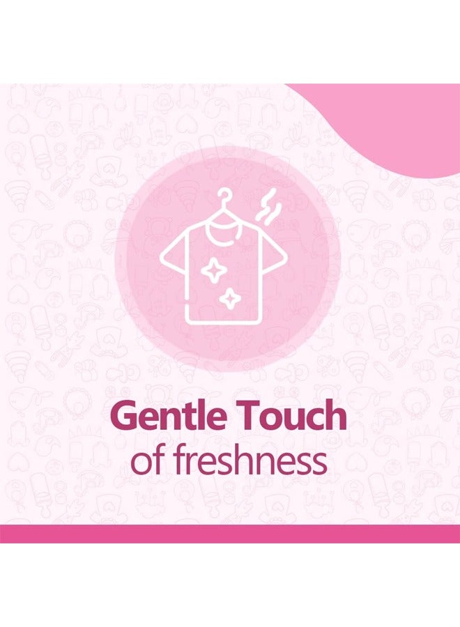 Cool & Cool Anti-Bacterial Gentle Baby Fabric Softener Liquid 2L Pack of 3  - Image 3