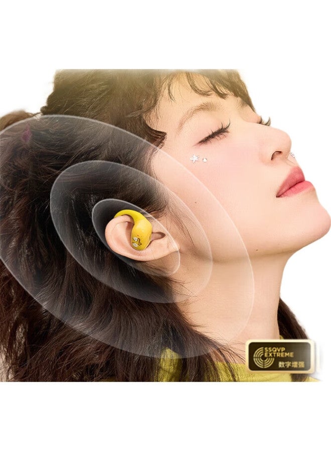 Whale Language X Boxman Co-Branded Open Bluetooth Earhook Earphones For Youth Children Sports Running Talking Noise Cancelling Wireless Headphones Non-In-Ear Suitable For Huawei Hamburg - Image 1