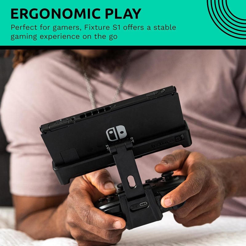 Fixture Gaming Fixture S1 Bundle: The Original Mount Plus USB Carrying Case for the Nintendo Switch & Pro Controller - Image 2