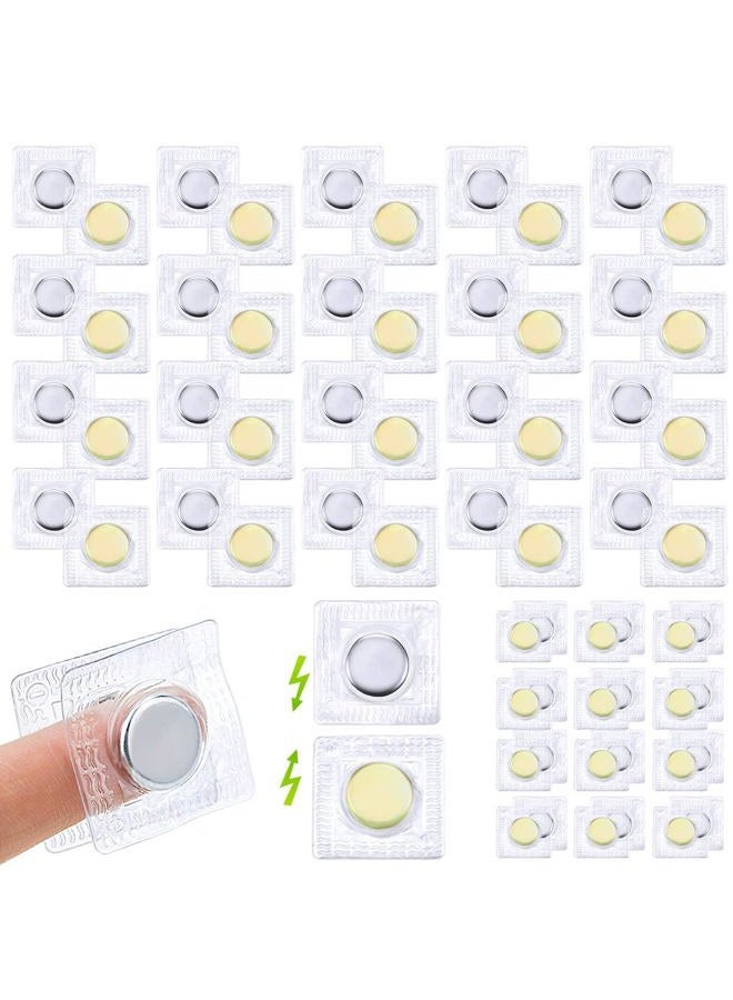 Fireboomoon 32 Pairs 1.18 Inch Invisible Hidden Sew Magnetic Snap,PVC Strong Magnetic Closures Fastener Snaps Buttons for Purses Handbag Clothing DIY Crafts - Image 1