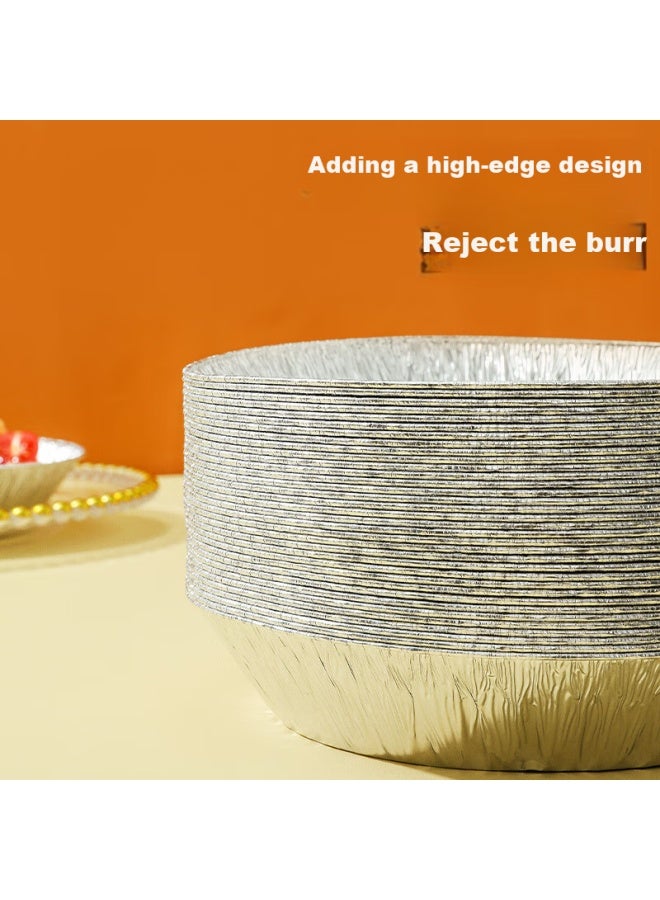 kaulus Kao Le Baked Rotisserie Aluminum Foil Air Fryer Trays, Foil Bowls, 50 Pieces, Square 18.8cm, Oil-proof Aluminum Foil Containers - Image 4