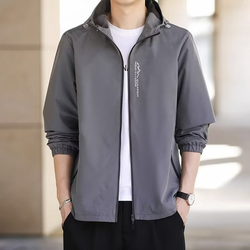 Hooded Jacket Men'S 2023 New Fashion Brand Loose Casual Sports Plus Size Jacket Men'S Clothes - Image 4