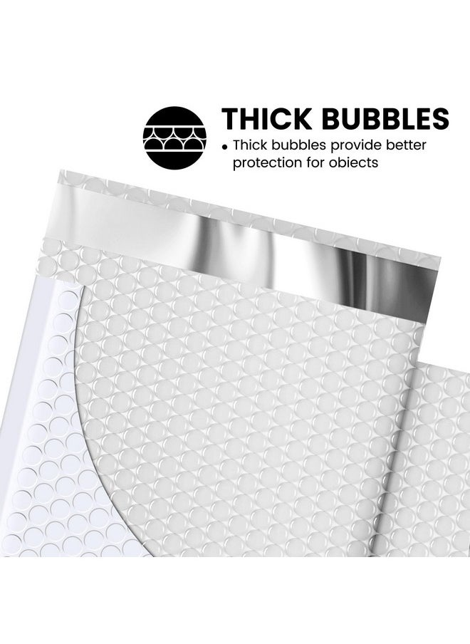 Fuxury Fuxury Bubble Mailer 6x10" 100 Pack White Bubble Mailers Usable Size 6x9" Self Seal Padded Mailing Envelopes Opaque Bubble Padded Mailer for Small Business Mailing Jewelry Makeup Small Items  - Image 5