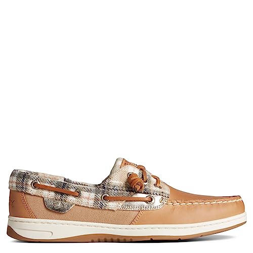 Sperry Women's, Rosefish Boat Shoe TAN/Ivory Teddy Wool 6 M - Image 2