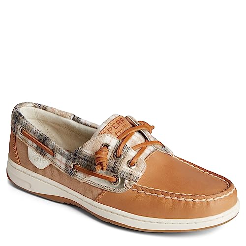 Sperry Women's, Rosefish Boat Shoe TAN/Ivory Teddy Wool 6 M - Image 1