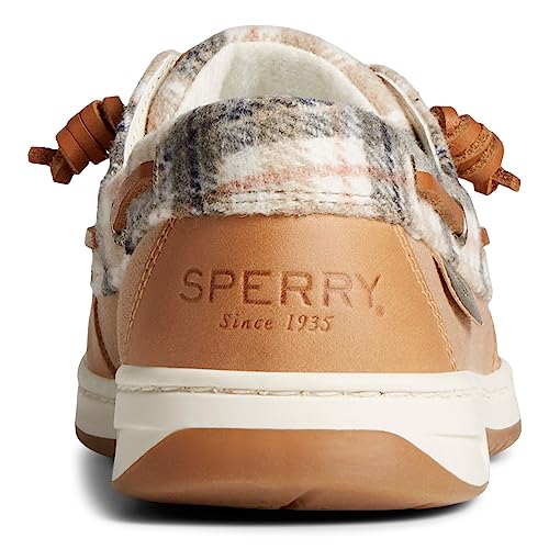 Sperry Women's, Rosefish Boat Shoe TAN/Ivory Teddy Wool 6 M - Image 4