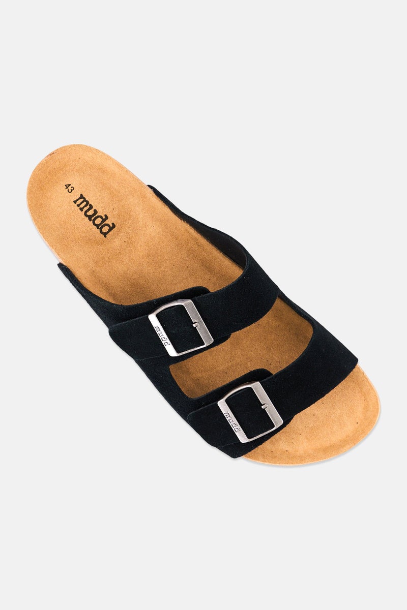 Mudd Men Slip On Cork Sandals, Black - Image 4