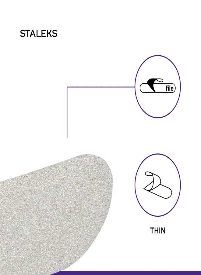 Staleks Expert 10 Replacable, File Set, White (100 Grit) - Image 2