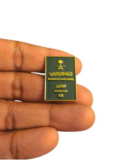 Generic Saudi Passport Shape Metal Sticker for Mobile or Any Smooth Surface  - Image 2