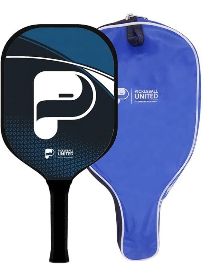 Pickleball United مضرب بيكلبول فري دوم خفيف الوزن من الألياف الزجاجية مع قبضة مبطنة ونواة قرص العسل - Image 1