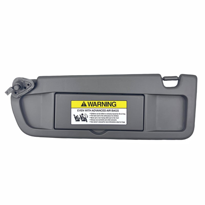 GlymXia Pair of Left and Right Sun Visors with Clips and Screws for Honda Civic 2006 2007 2008 2009 2010 2011 Interior Sun Visor Replacement (Dark Gray) - Image 4