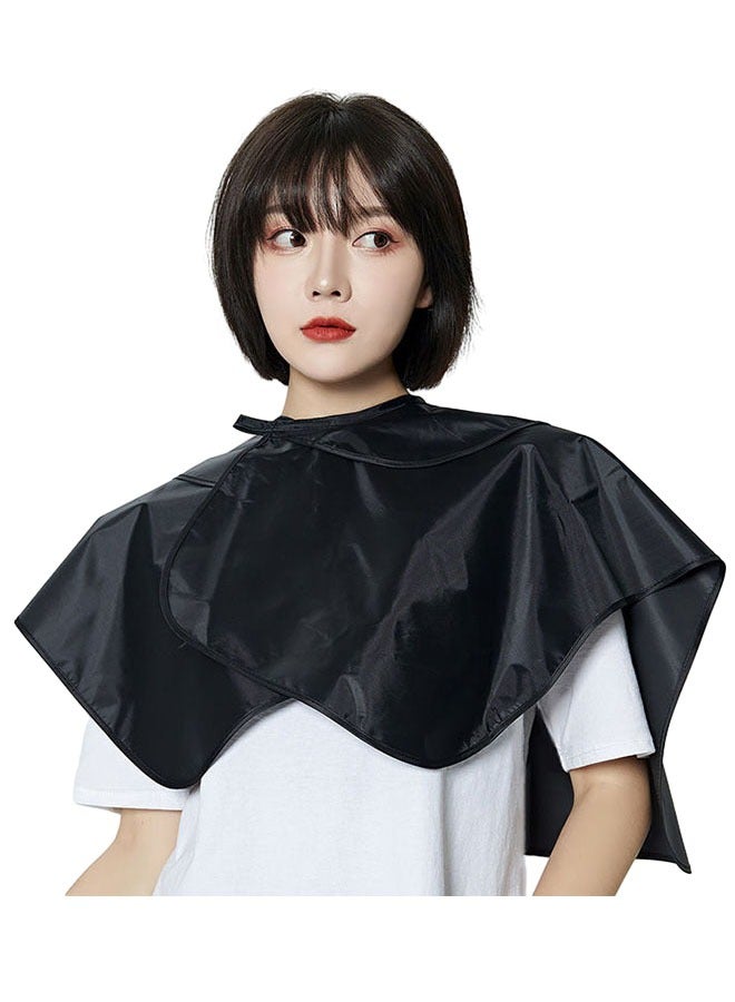 Generic Waterproof Hair Dye Cape ,Hair Cutting Cape,Hair Colouring Dyeing Reusable ,Hairdressing Salon Apron for Barbershop,Short Comb-out Non-Slip Apron for Hair Styling-，Anti -Static Electric - Image 2