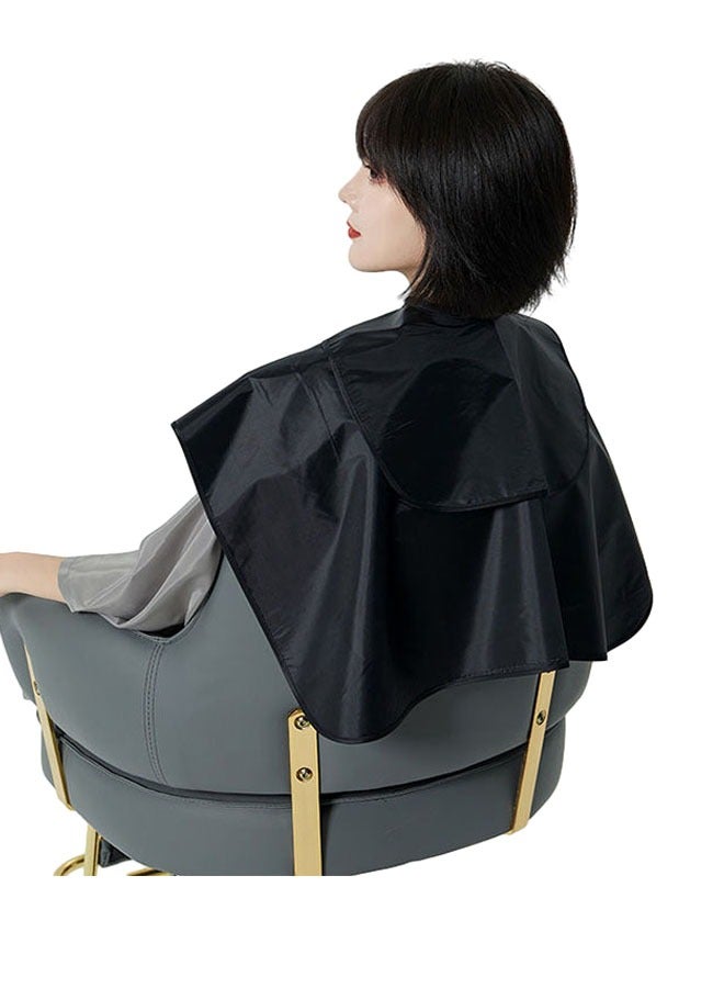 Generic Waterproof Hair Dye Cape ,Hair Cutting Cape,Hair Colouring Dyeing Reusable ,Hairdressing Salon Apron for Barbershop,Short Comb-out Non-Slip Apron for Hair Styling-，Anti -Static Electric - Image 5