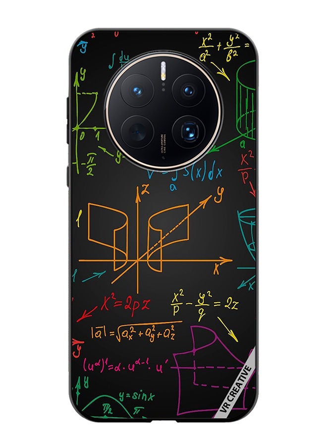 VR CREATIVE Protective Case Cover For Huawei Mate 50 Pro Maths Formula Design Multicolour - Image 1