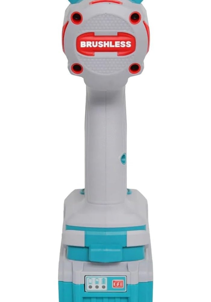 Total 1/2 Inch Impact Wrench with 2 Batteries - Image 5