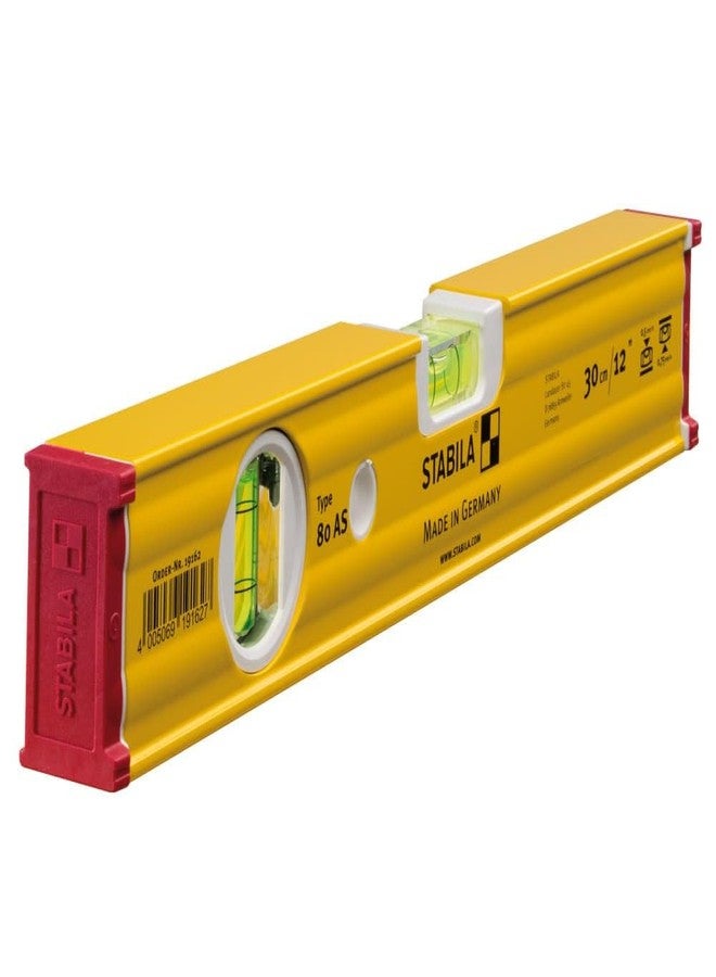 Stabila 29012 12 Inch Type 80 AS Spirit Level Tool - STABILA - Image 2
