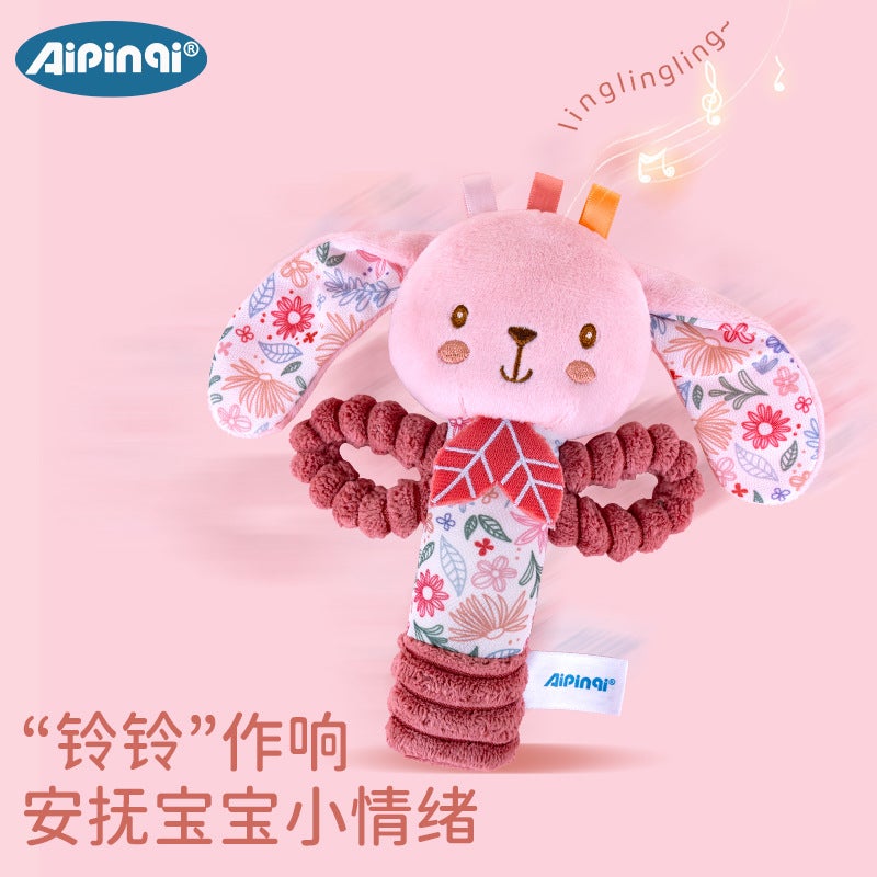 Aipinqi New Hand Rattle Stick Baby Soothing Plush Toy Colorful Grasping Stick Infant Toy 0-1 Year - Image 3