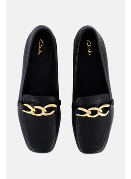 clarks Women Standard  Slip On Casual Shoes, Black  - Image 3