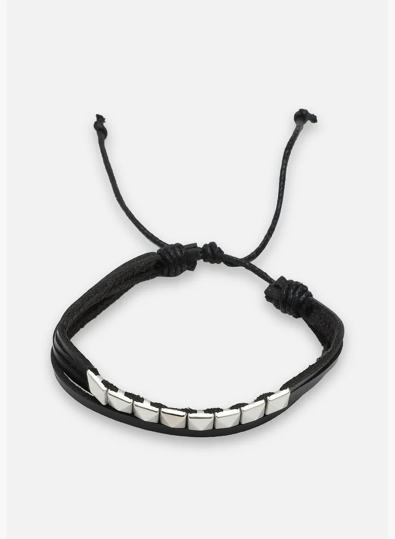 SOHI Trendy Casual PU Leather Designer Bracelet For Women