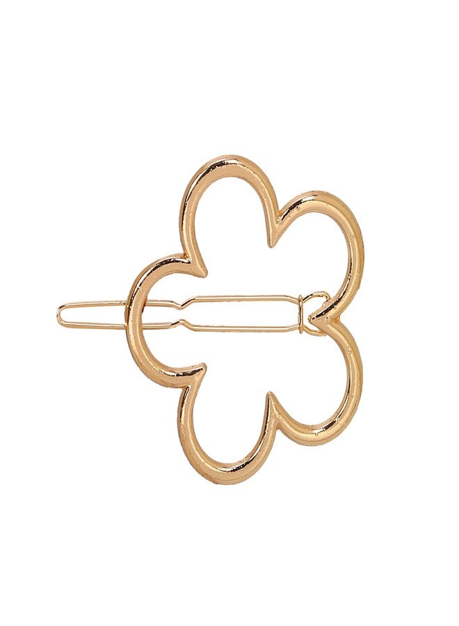 YouBella Jewellery Hair Accessories Golden Crystal Combo of 3 Hair Pin Hair Clip for Girls and Women (Style 1) - Image 3