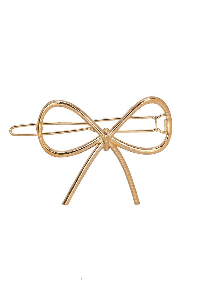 YouBella Jewellery Hair Accessories Golden Crystal Combo of 3 Hair Pin Hair Clip for Girls and Women (Style 1) - Image 2