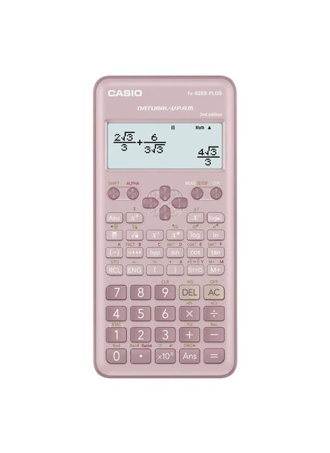 Casio Fx-82ES Plus-PK 2nd Edition Non-Programmable Scientific Calculator