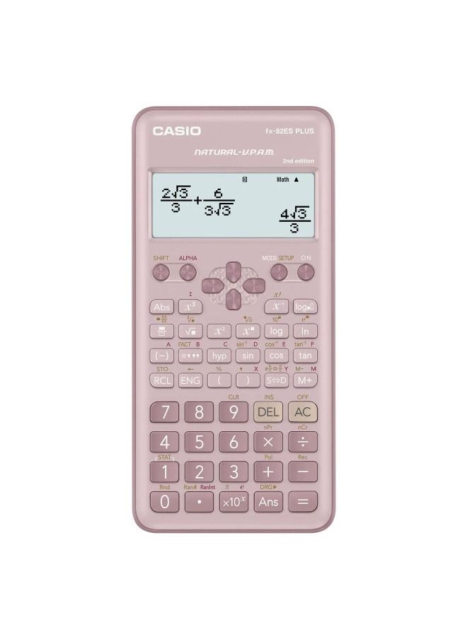 Casio Fx-82ES Plus-PK 2nd Edition Non-Programmable Scientific Calculator