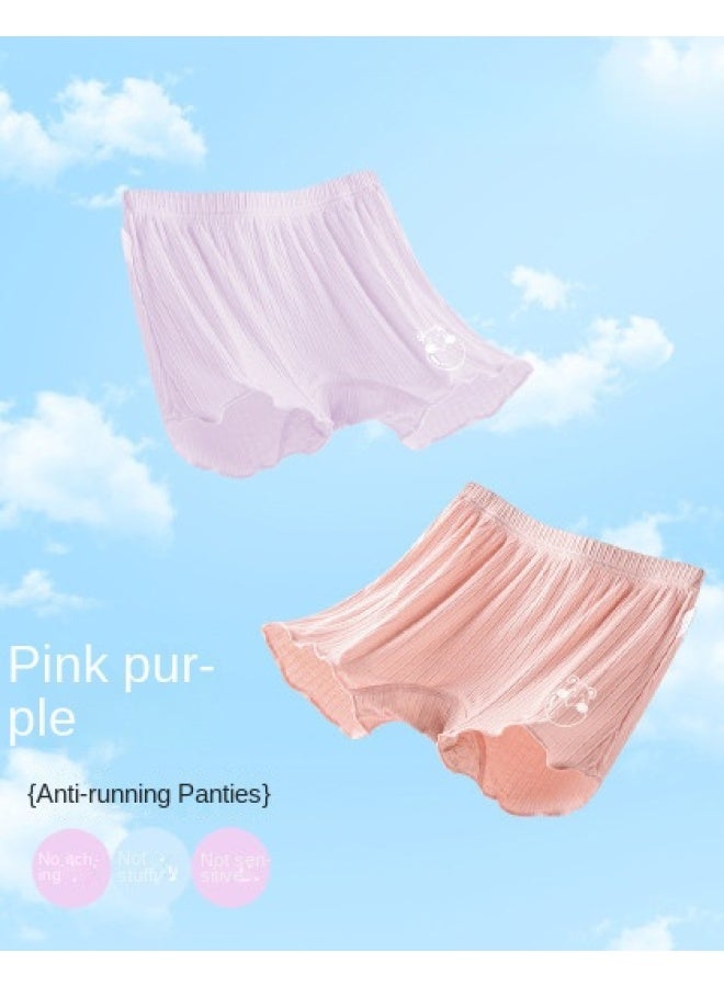 DEESHA Anti-peek Underwear】2-pack Girls' Panties Summer Thin Toddler Shorts - Image 1
