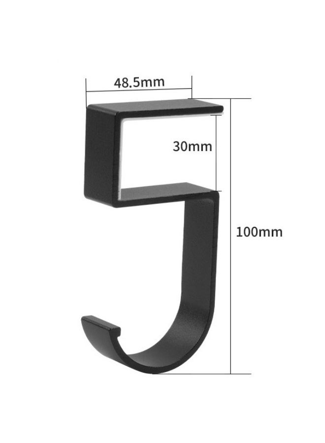 خطاف حقيبة للطاولة، شماعات حقائب يدوية شديدة التحمل للمكتب، خطاف مكتب من السبائك المعدنية للحقائب والمظلات والمفاتيح - Image 2