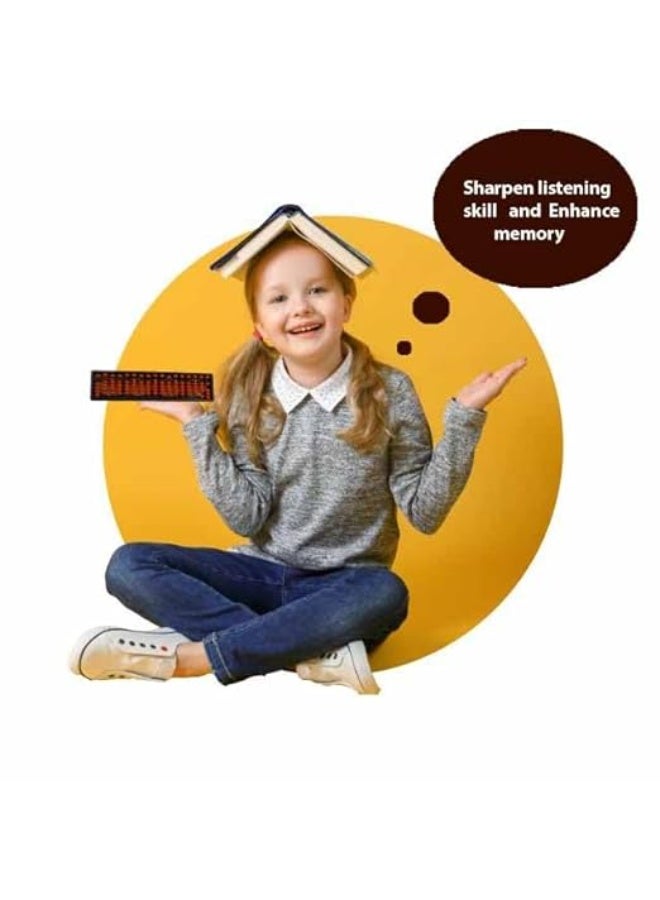 Djuize 17 rods Educational Abacus Tool | Abacus Scale | Abacus Toys for Kids | Abacus Calculator| Abacus Tool for Kids |Single Colour Brown – (17B-Pack of 10) - Image 4
